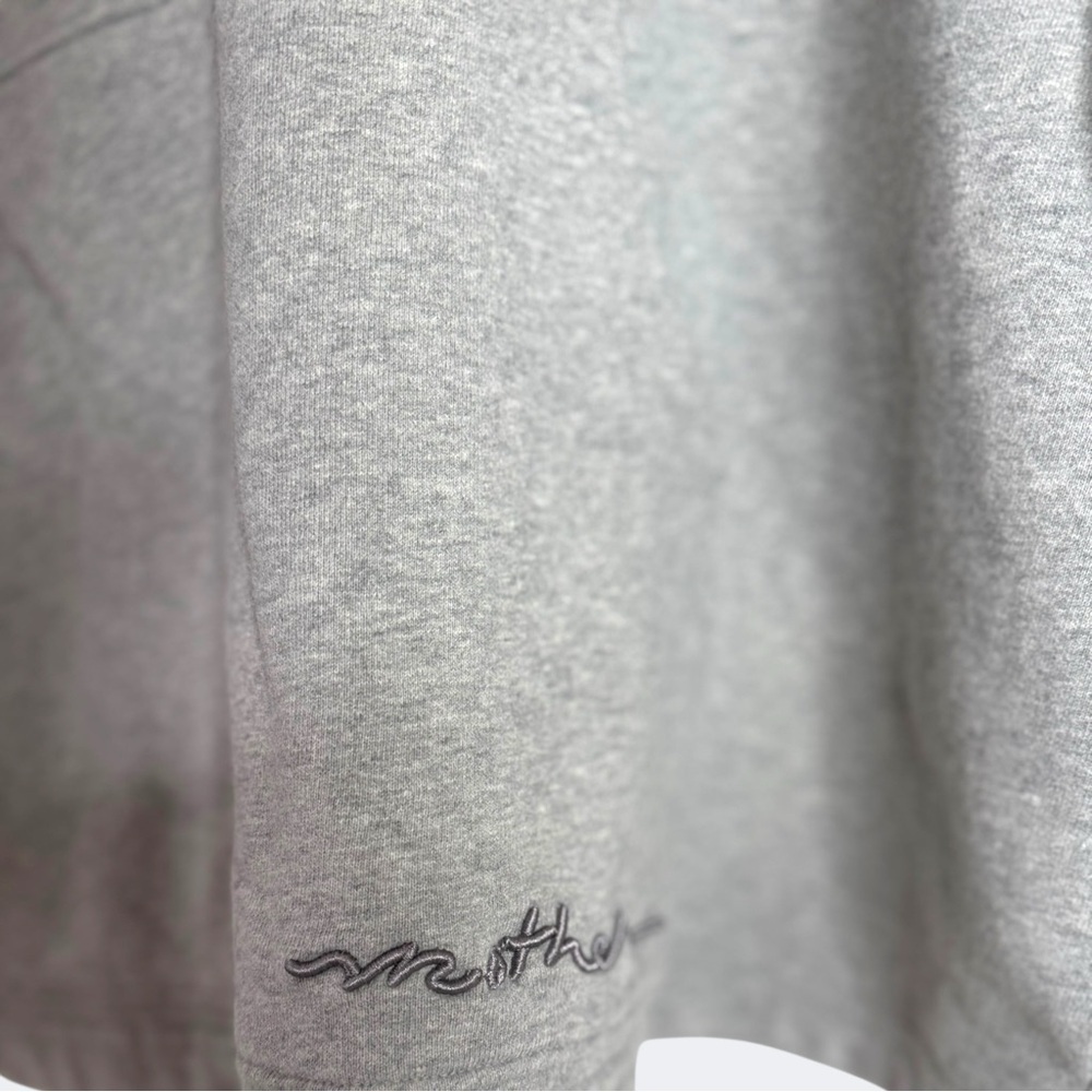 NEW MOTHER THE COCOON Oversized Hoodie Gray with Neon Pink Drawstrings SMALL - Picture 6 of 12